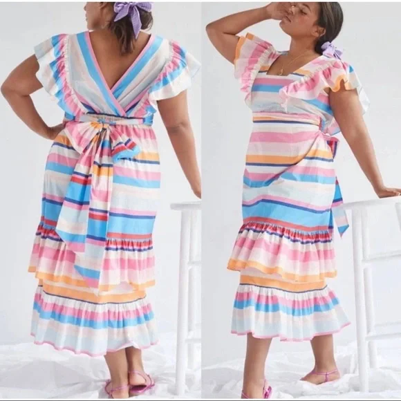 Anthropologie Plenty by Tracy Reese Ruffled Maxi Dress NWT - Picture 6 of 13